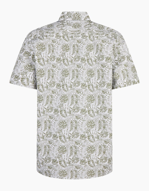 Bexleys man Kurzarmhemd mit Blätterprint, Regular Fit | ADLER Mode Onlineshop