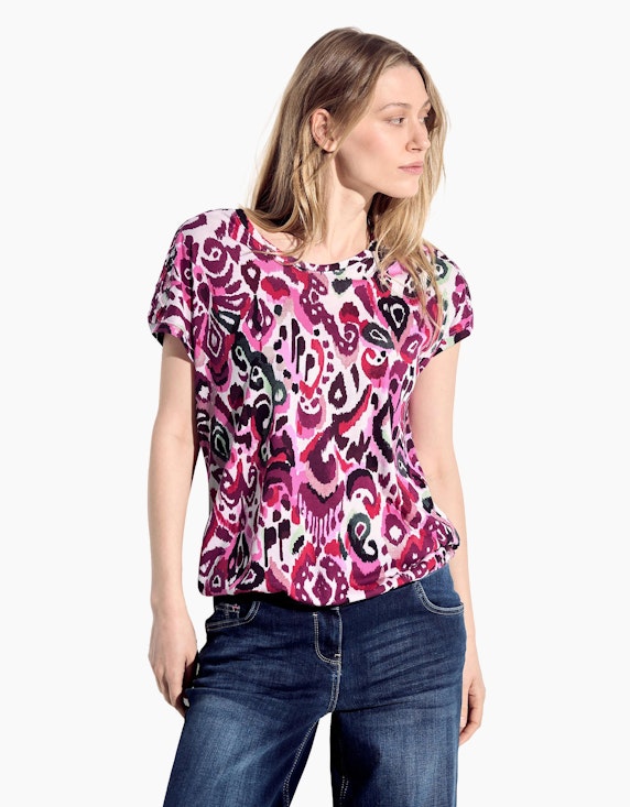 CECIL T-Shirt mit Ornament Print | ADLER Mode Onlineshop