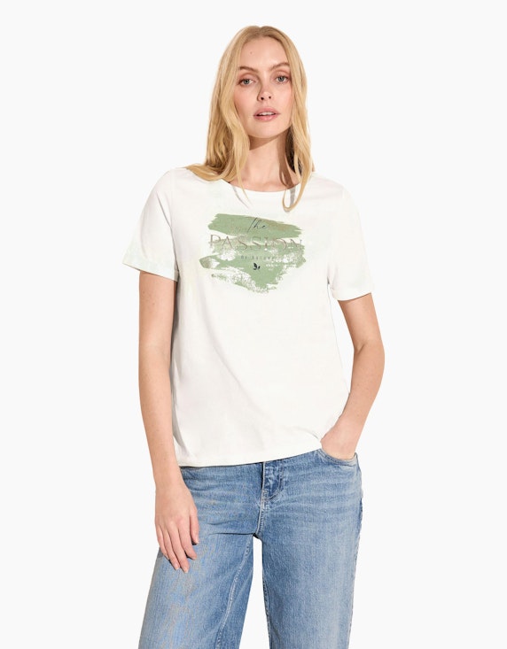 Street One T-Shirt mit Folienprint | ADLER Mode Onlineshop