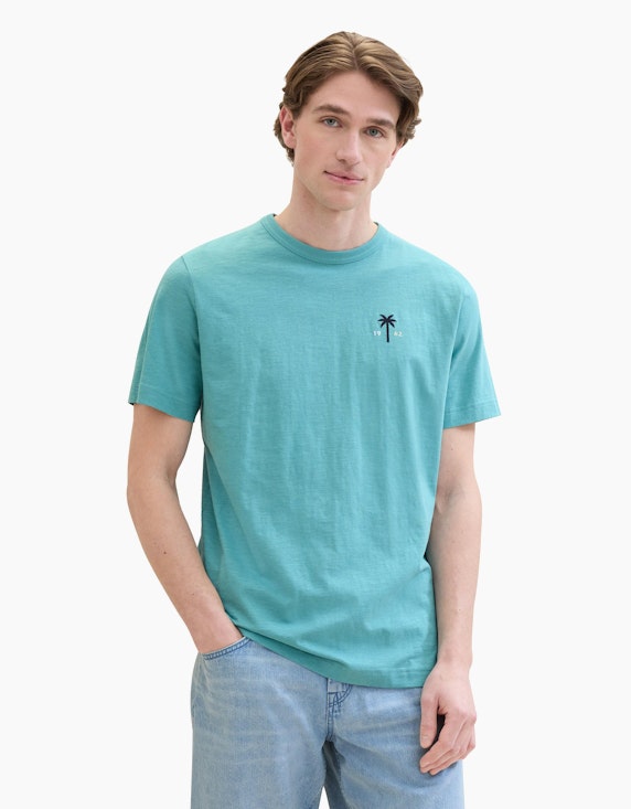 TOM TAILOR T-Shirt mit Bio-Baumwolle | ADLER Mode Onlineshop