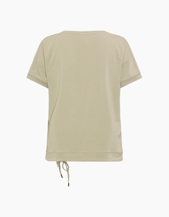 Olsen T-Shirt mit Leoprint auf der Vorderseite | ADLER Mode Onlineshop