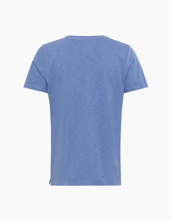 Olsen T-Shirt mit charmanten Stickereien | ADLER Mode Onlineshop