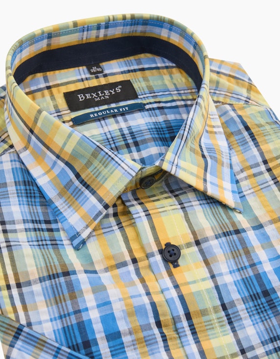 Bexleys man Kariertes Freizeithemd, Regular Fit | ADLER Mode Onlineshop