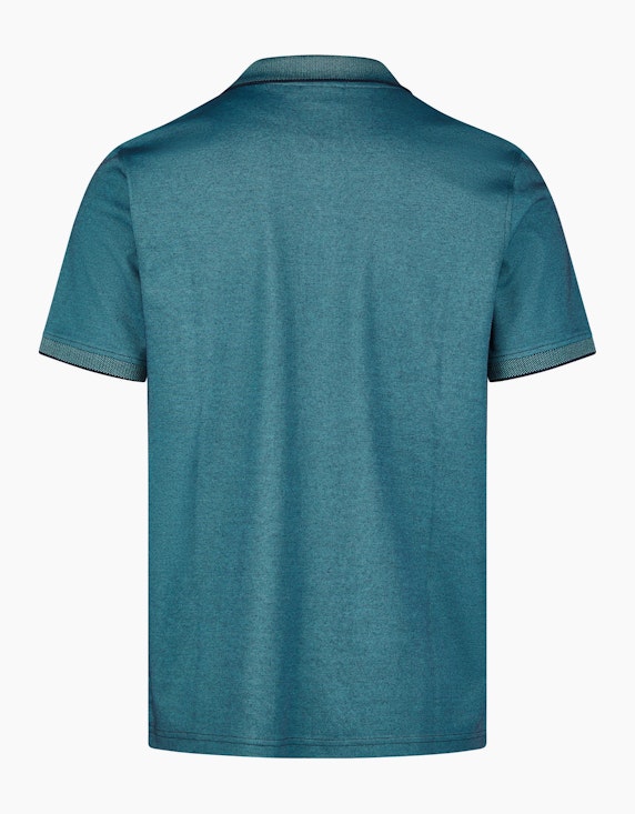Bexleys man Poloshirt aus Two tone Pique | ADLER Mode Onlineshop