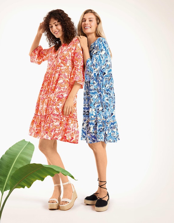 Steilmann Edition Stufenkleid im Floralem Muster | ADLER Mode Onlineshop