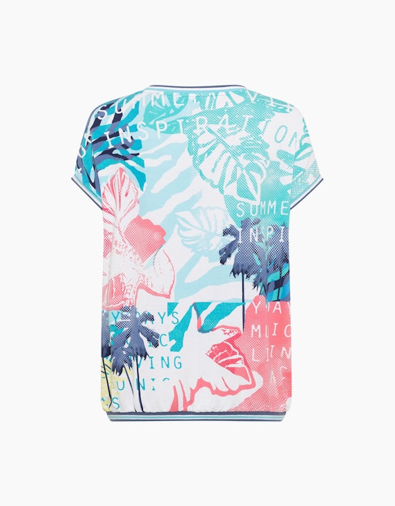 Olsen T-Shirt mit Allover-Print | ADLER Mode Onlineshop