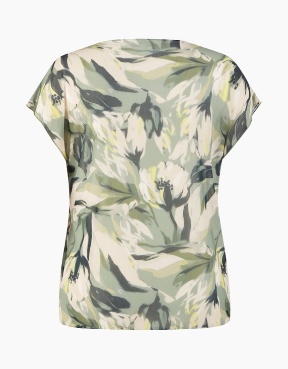 Steilmann Edition Mesh-Shirt mit Alloverprint | ADLER Mode Onlineshop