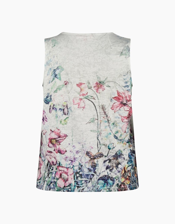Thea Burnout Top mit floralem Print | ADLER Mode Onlineshop