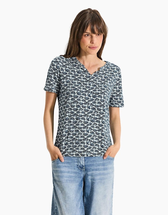 CECIL Jersey T-Shirt mit Print | ADLER Mode Onlineshop
